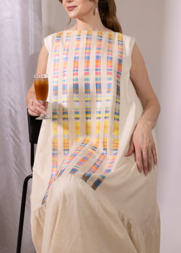 Beige Straps Dress - Image 4