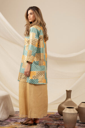 Pattern Jacket and Under Dress - Image 2
