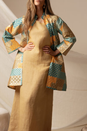 Pattern Jacket and Under Dress - Image 5