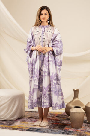 Purple Palm Tree Dress - Image 3