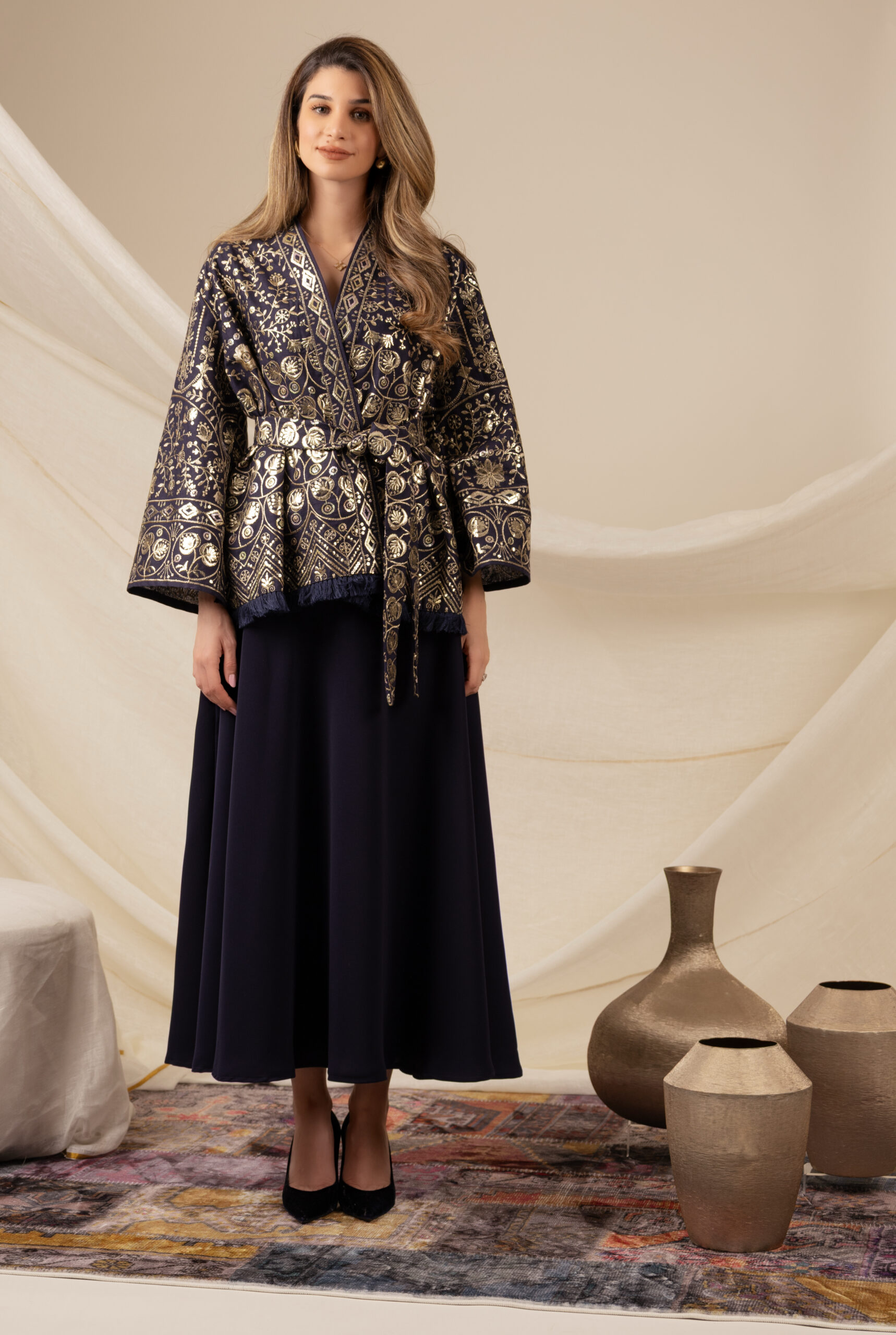 Navy Blue Zeej Jacket - Image 2