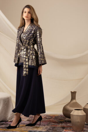 Navy Blue Zeej Jacket - Image 3