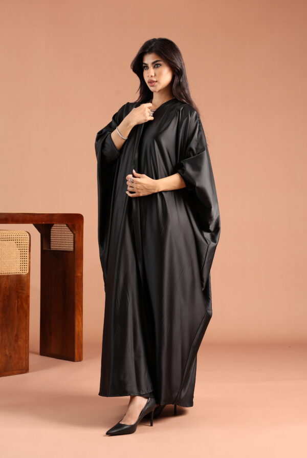 Black Silk Abaya
