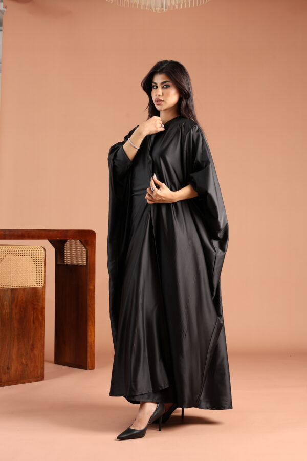 Black Silk Abaya