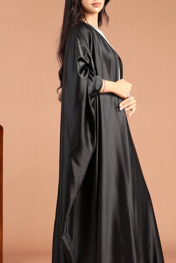 Black Silk Abaya