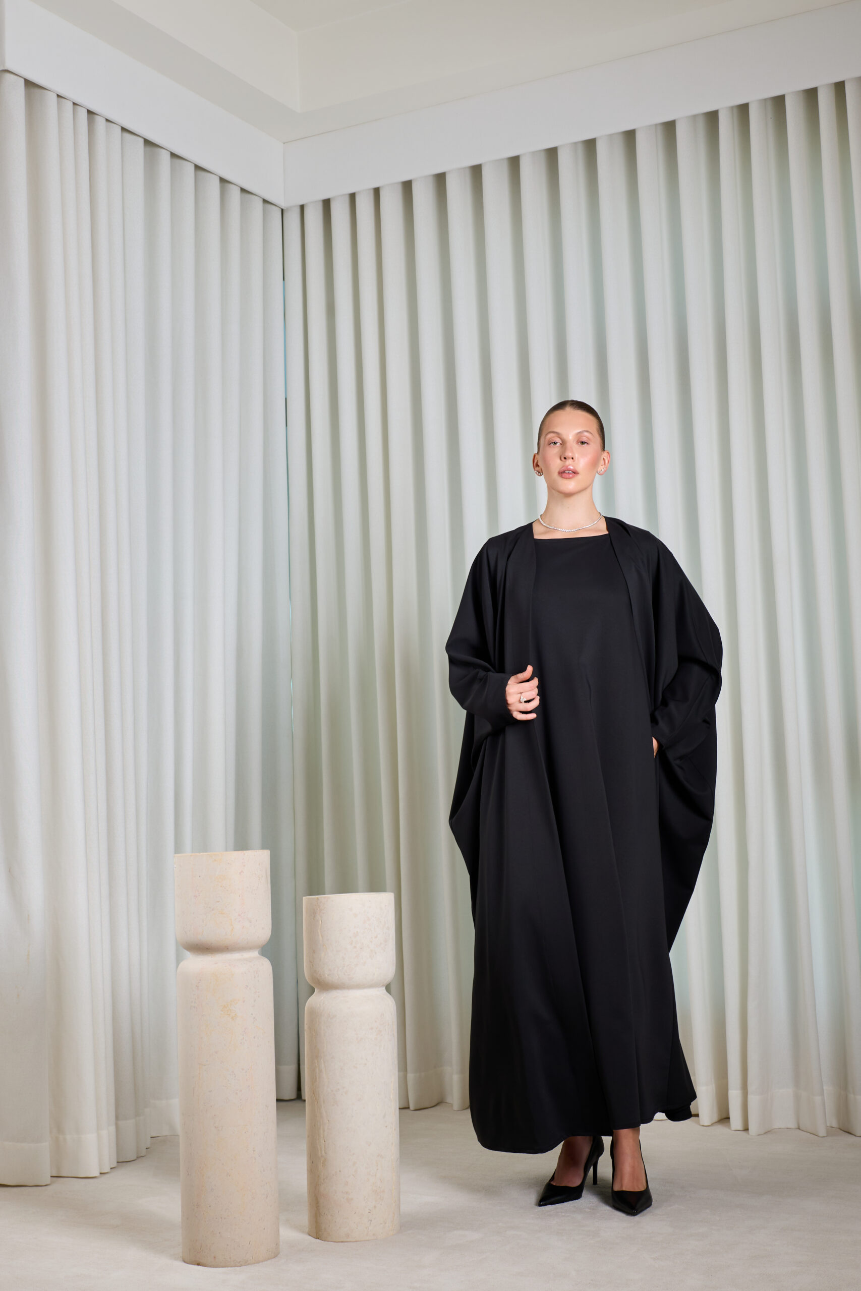 Noir Essential Abaya Sets - Image 4