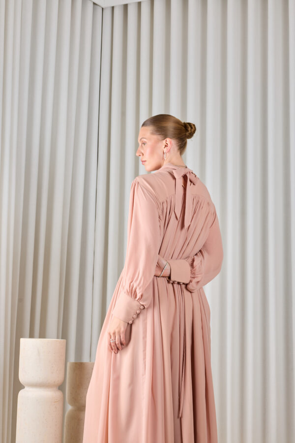 Blush Gathered Dress