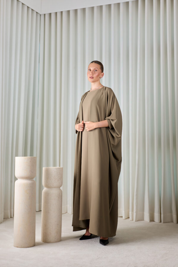 Kaki Essential Abaya Sets