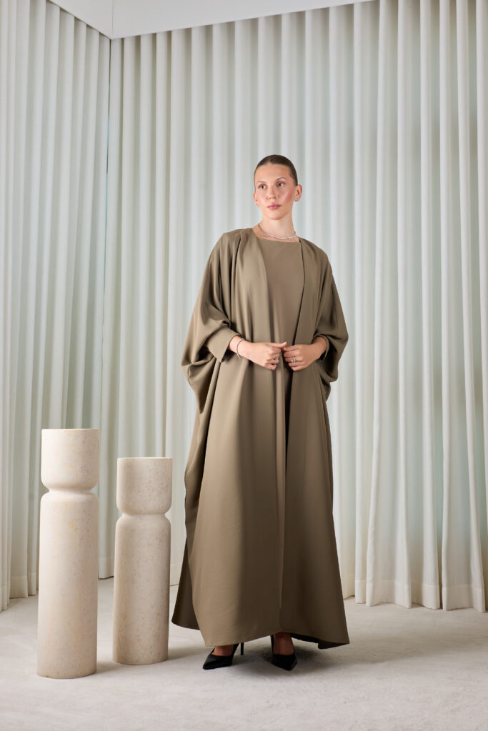Kaki Essential Abaya Sets