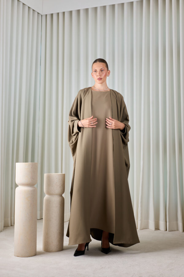 Kaki Essential Abaya Sets