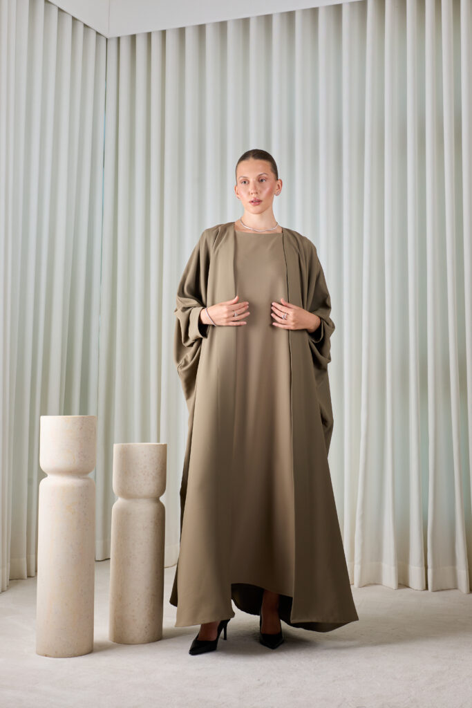 Kaki Essential Abaya Sets