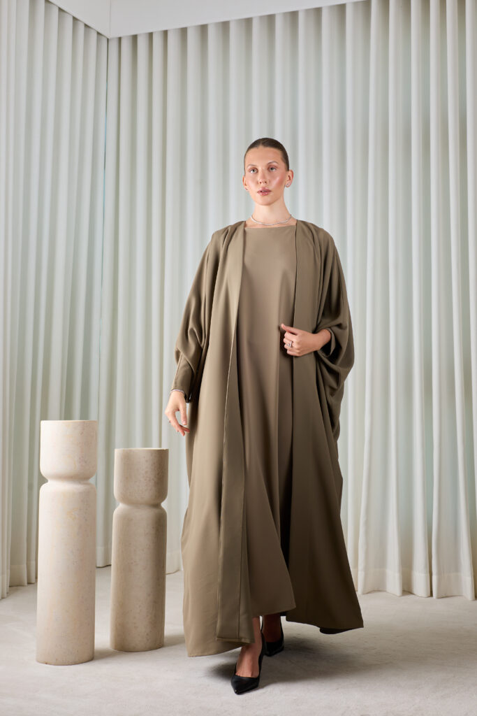 Kaki Essential Abaya Sets
