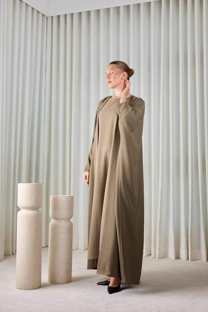 Kaki Essential Abaya Sets