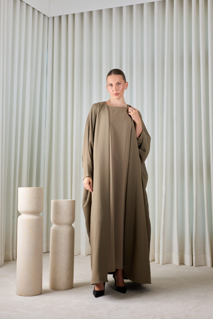 Kaki Essential Abaya Sets