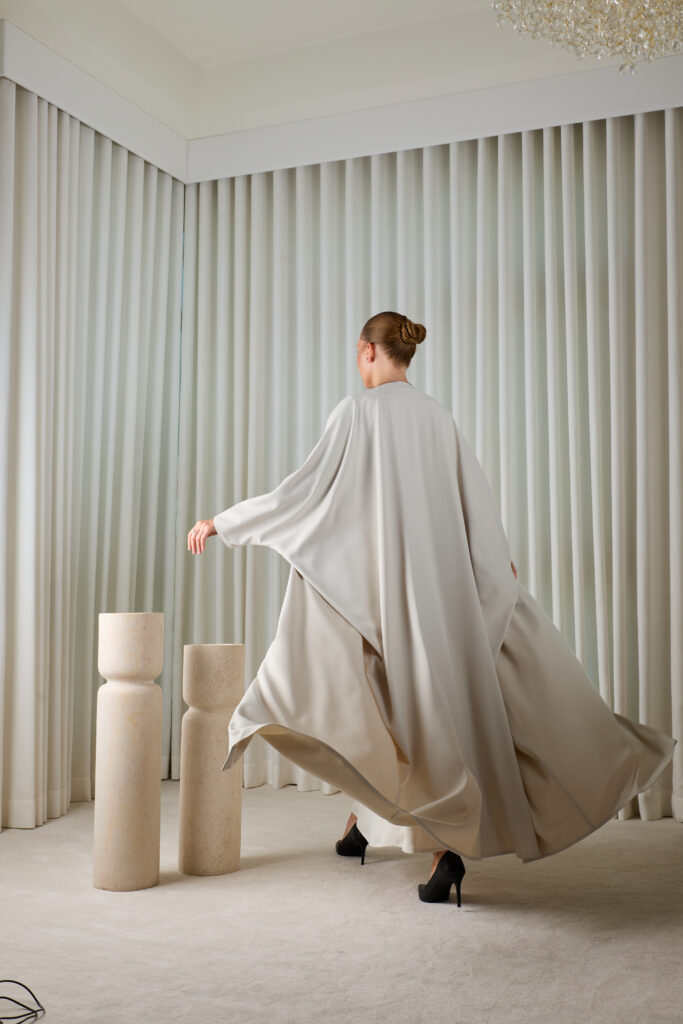 Pearl Grey Essential Abaya Sets