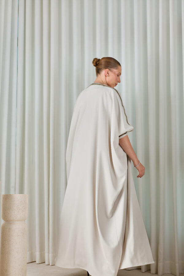 Soft Grey Abaya